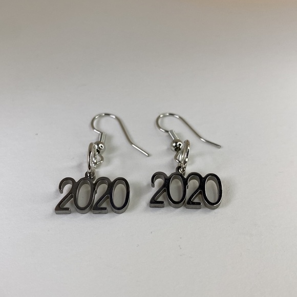 2020 charm new year graduation earrings hook - Picture 3 of 4